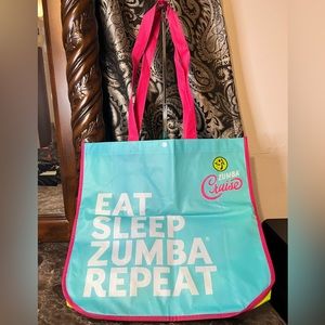 ZUMBA: Zumba Cruise “Eat, Sleep, Zumba, Repeat” Reusable Tote Bag